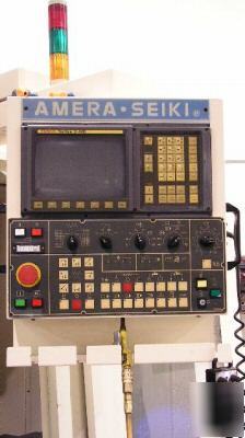 1998 amera seiki cnc machining center fanuc omd mill 