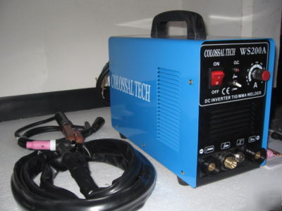 200 amp dc tig and mma inverter 2 in 1 welder