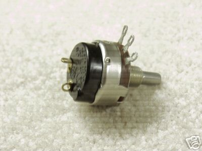 Allen bradley 500K pot w/switch- linear - 3/8