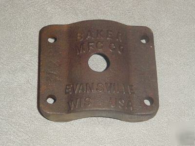 Baker monitor pumpjack tie on plate hit miss engine 