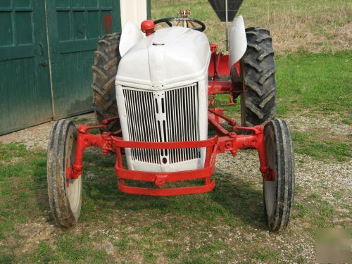 Ford 2N tractor with grader blade not 9N 8N