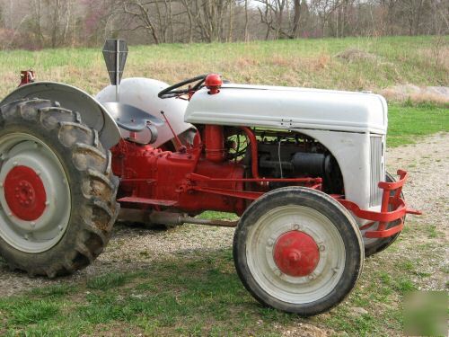 Ford 2N tractor with grader blade not 9N 8N