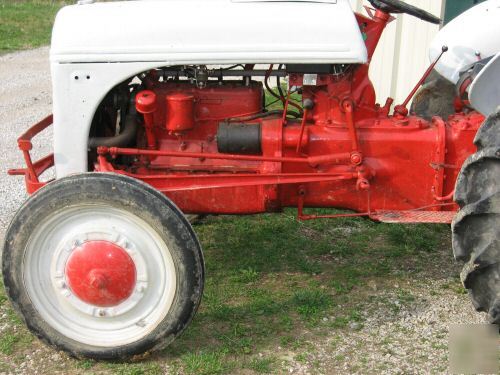 Ford 2N tractor with grader blade not 9N 8N
