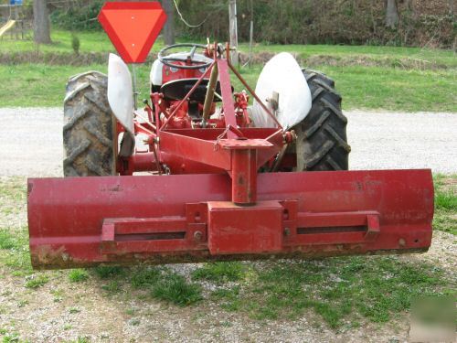 Ford 2N tractor with grader blade not 9N 8N
