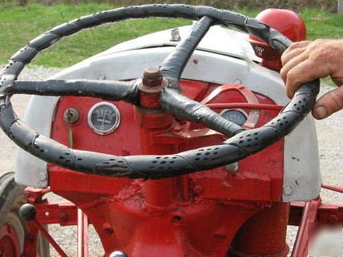 Ford 2N tractor with grader blade not 9N 8N