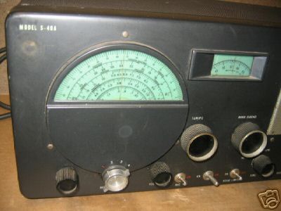 Hallicrafters s-40A shortwave receiver, nice, works