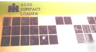 Ih 4120 compact tractor loader parts catalog microfiche