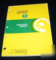 John deere 446 546 round balers operators manual