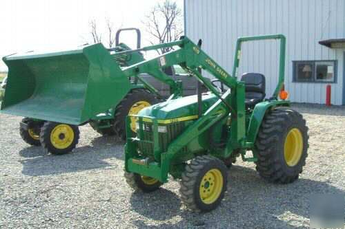 John deere 790 compact 4WD diesel tractor with loader