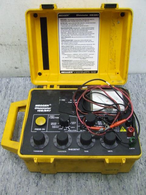 Megger ohmmeter 18B/BR7 *tested*