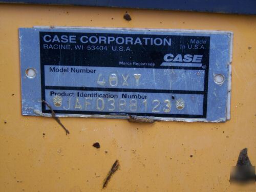 New 2002 case 40XT skid loader,900 hours, bucket, forks