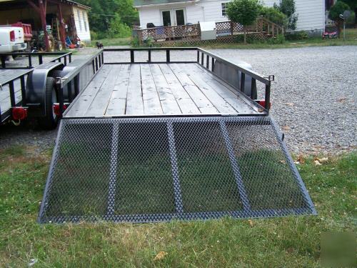 New 2007 6'4' by 16' utility / landscape / atv trailer
