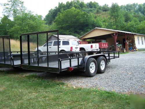 New 2007 6'4' by 16' utility / landscape / atv trailer