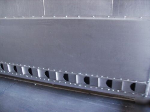 New powder coat batch oven inside 6FT x 6FT x 10FT deep