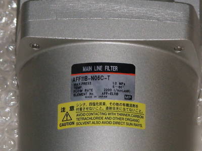 New smc AFF11B-N06C-t main line filter 3\4