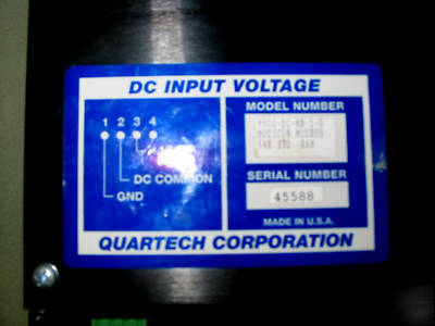 Operator interface, quartech series 9900