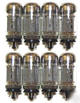 Rare 5881 = 6L6GC = 6P3S-e tubes. lot of 8