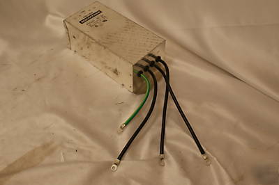 Schaffner emi line filter 208V 45A 45 amp FS5241-45-07