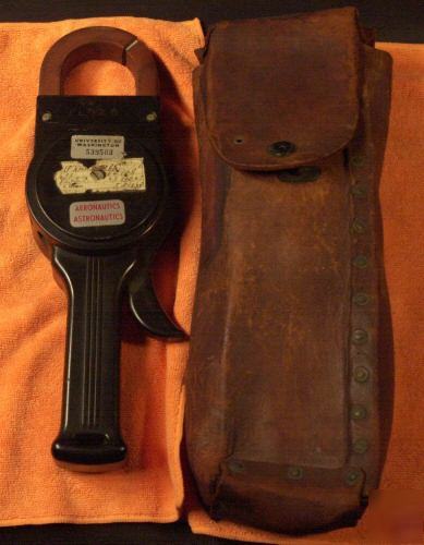 Vintage western electric inductive volt amp meter 633