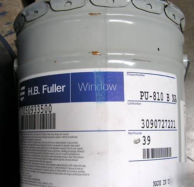  hp fuller window pu-810 A20 2 part polysulfide 737 lbs