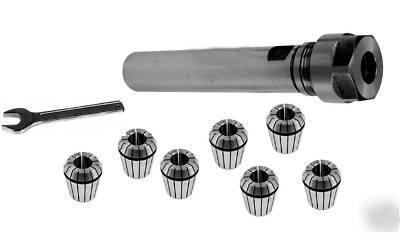 9PC ER11 1/2 inch shank collet & chuck (1/16-5/16