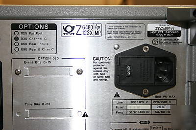 Hp agilent 5372A frequency and time interval analayzer