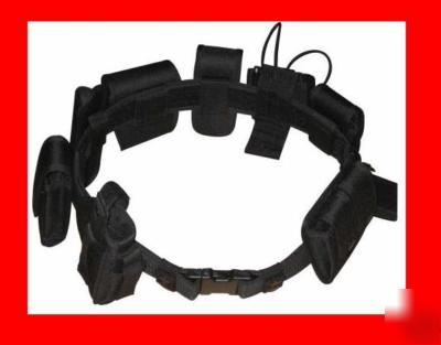 Left police security modular equipment system duty belt