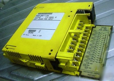 Lot of (2) fanuc AID16D i/o input module A03B 0807 C104