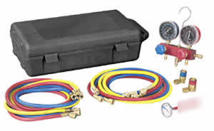 Robinair spx dual manifold gauge set R12 R134A a/c hose