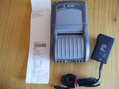 Zebra QL320 network thermal mobile printer- wireless