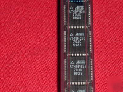 11 pcs. atmel# AT49F010-70JC, 1MB 128K x 8 5-volt only 