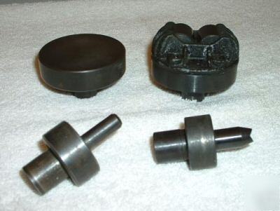 4 wilson / instron hardness testing anvils / nice set