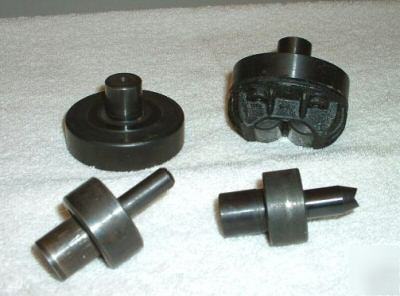 4 wilson / instron hardness testing anvils / nice set