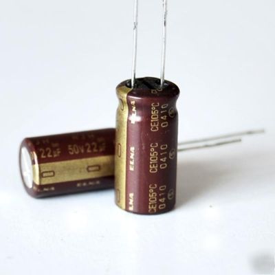 50PCS elna 50V 22UF rjh series capacitor