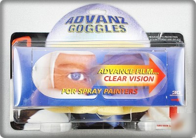 Advanz goggles spray painter safety america a-030 6PK