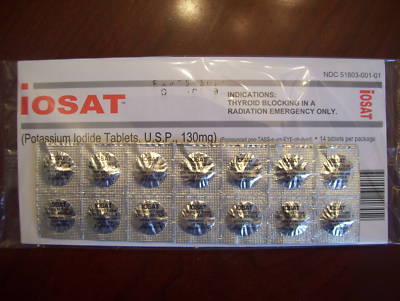 Iosat radiation blocking pills fda approved nukepills