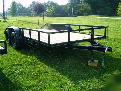 New 16 ft utility trailer / flatbed / car hauler 