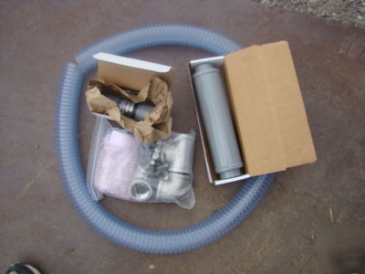 New regenerative blower parts kit muffler, relief valve 