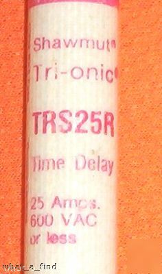 New shawmut trs-25-r tri-onic fuse TRS25R frs-r-25