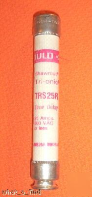 New shawmut trs-25-r tri-onic fuse TRS25R frs-r-25