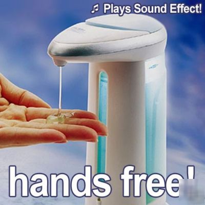 New touchless hand free sensor soap sanitizer dispenser