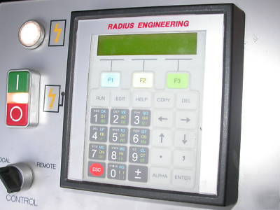 Radius engineering 2100 resin composite injection mach.