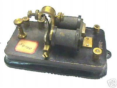 Telegraph sounder.20 ohm heavy base