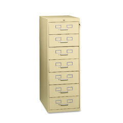 Tennsco 7-drawer multimedia cabinet CF758PY
