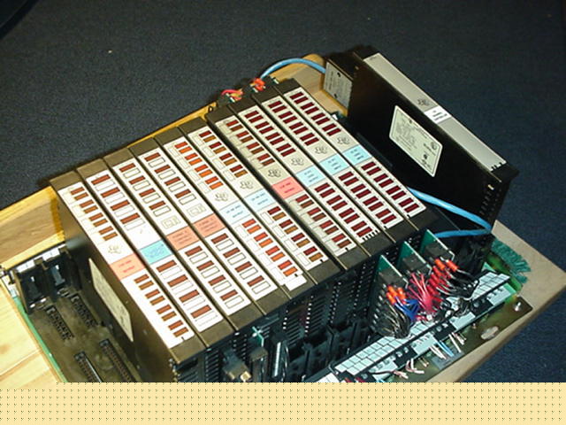 Texas instruments 500 system plc series rack 11 modules