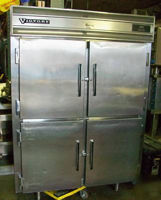 Victory vr-2 split door all stainless refrigerator