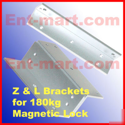 Z & l bracket mounting kit for magnetic lock 300LBS