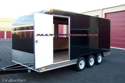 New enclosed event vendor catering concession trailer