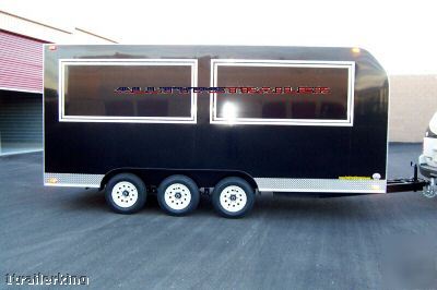 New enclosed event vendor catering concession trailer