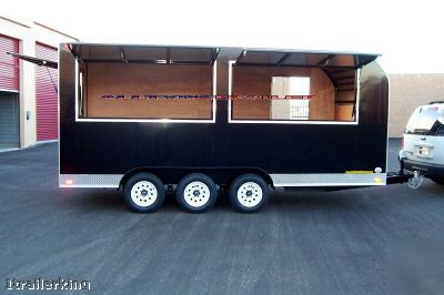 New enclosed event vendor catering concession trailer